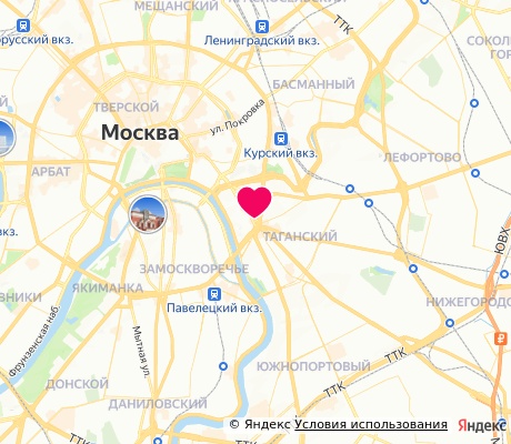 На карте