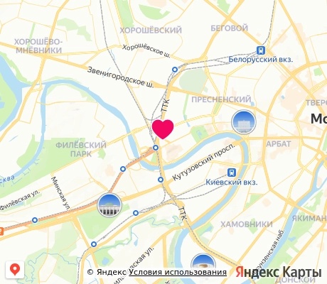 На карте