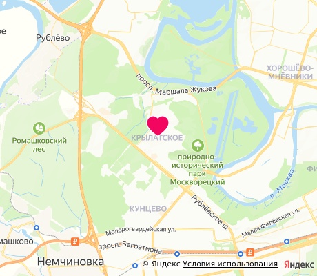 На карте