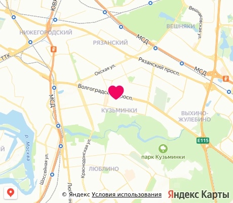 На карте