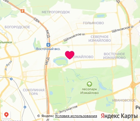 На карте