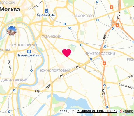 На карте