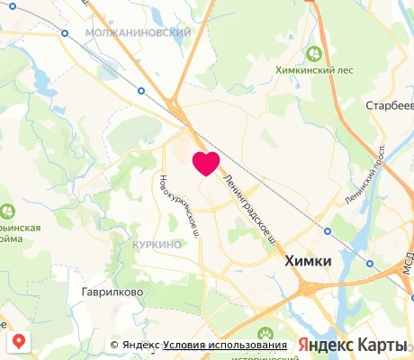 На карте