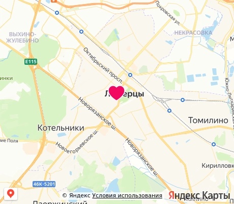 На карте