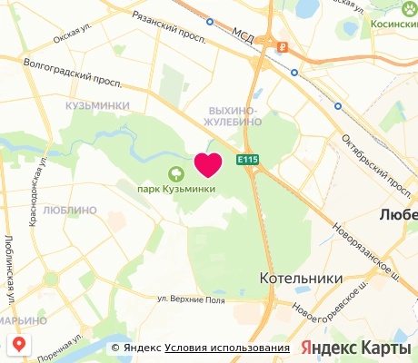 На карте
