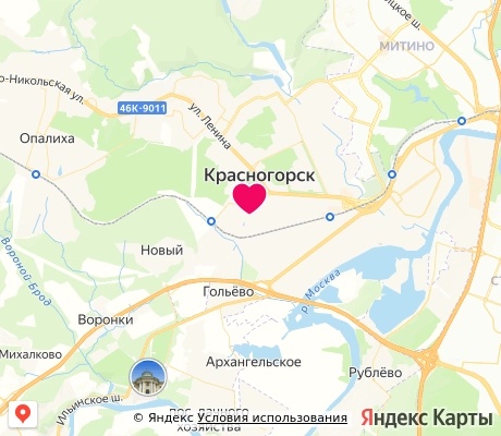 На карте