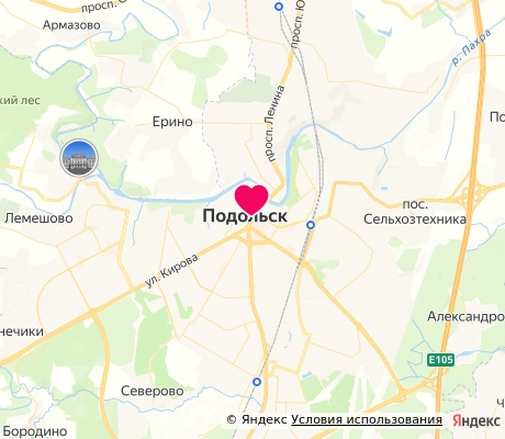 На карте