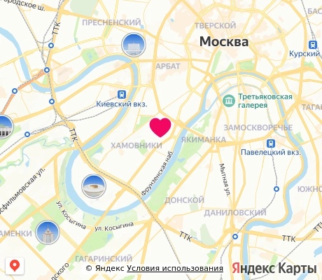 На карте