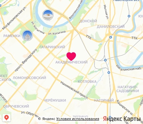 На карте