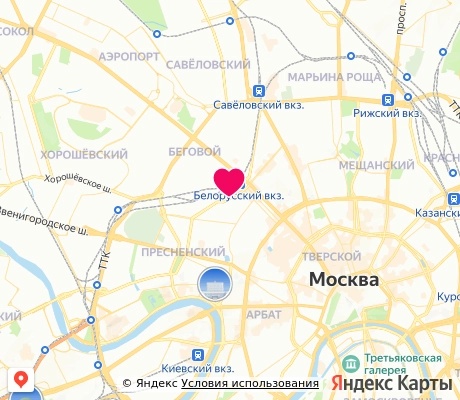 На карте