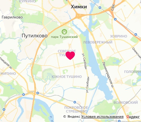 На карте