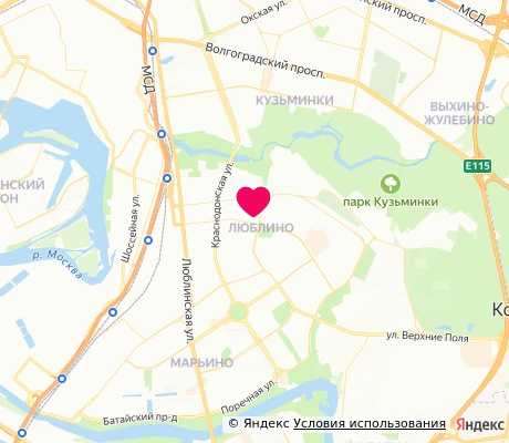 На карте
