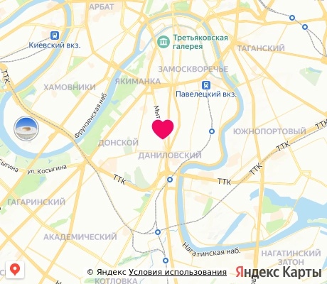 На карте