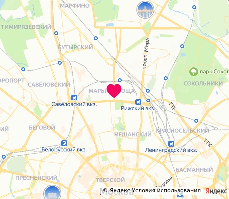 На карте