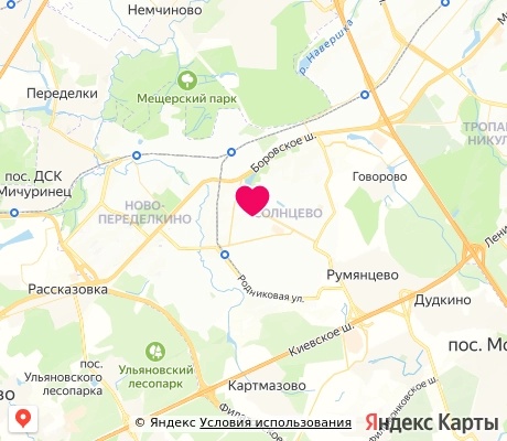 На карте