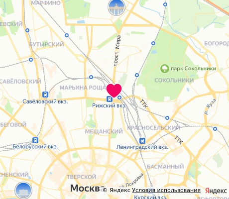 На карте