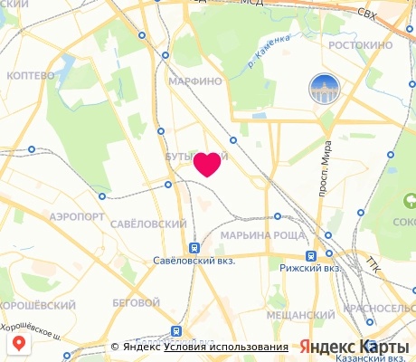 На карте