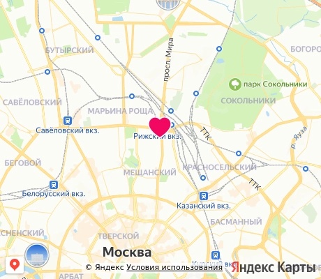 На карте