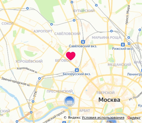 На карте