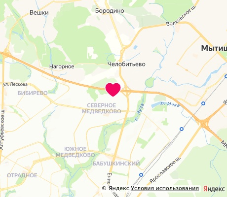 На карте