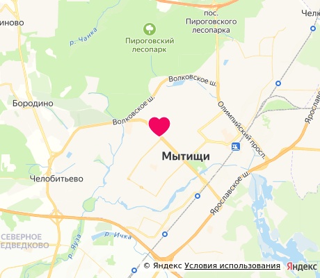 На карте