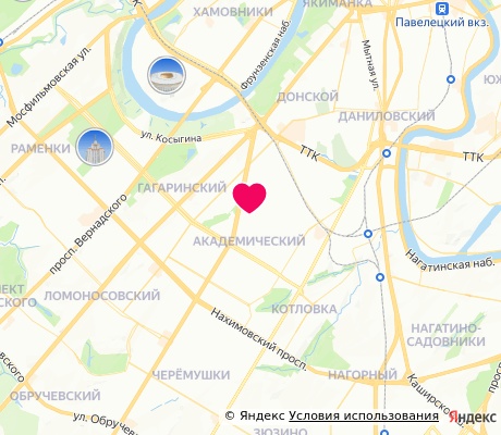 На карте