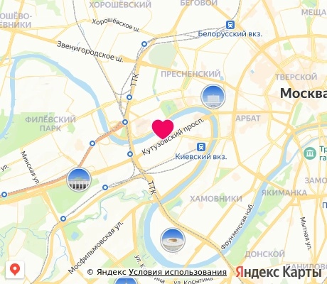 На карте