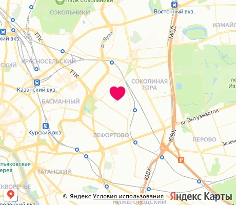 На карте