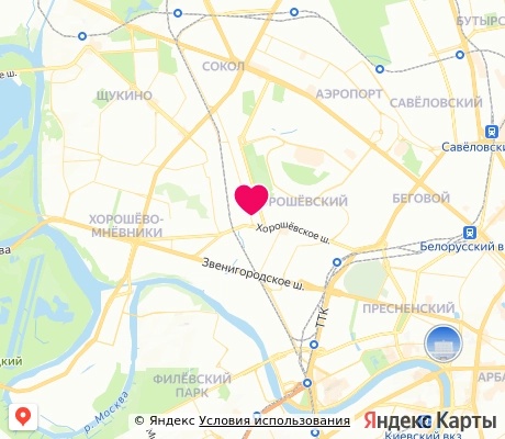 На карте