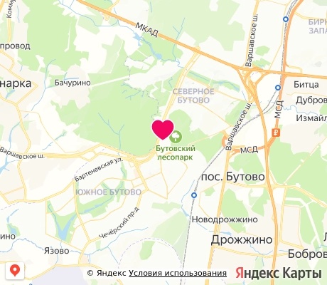 На карте