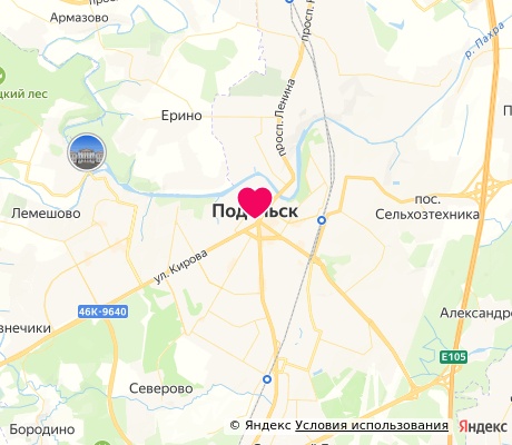 На карте