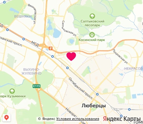 На карте