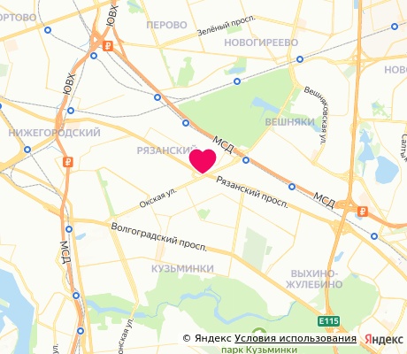 На карте