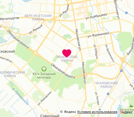На карте