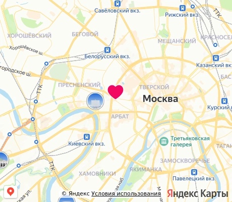 На карте