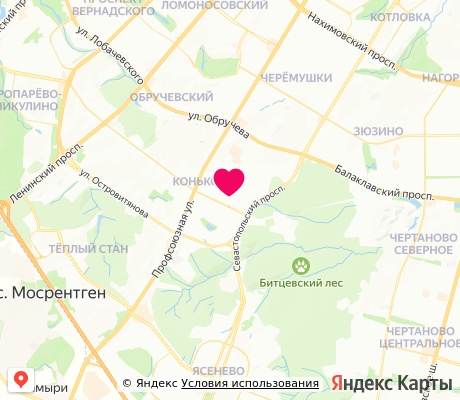 На карте