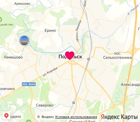 На карте
