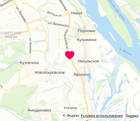 На карте