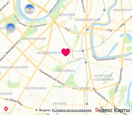 На карте