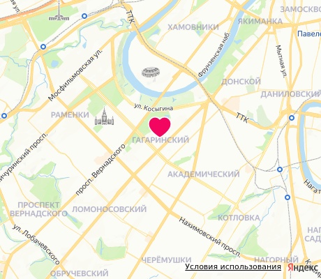 На карте