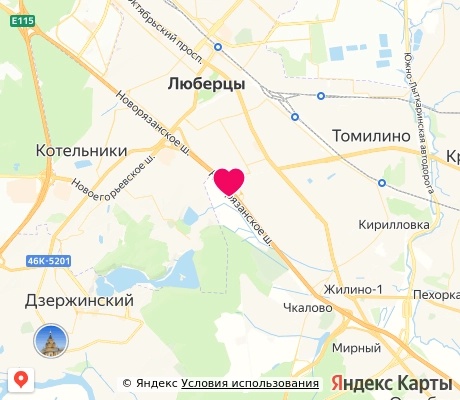 На карте