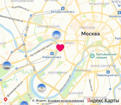 На карте