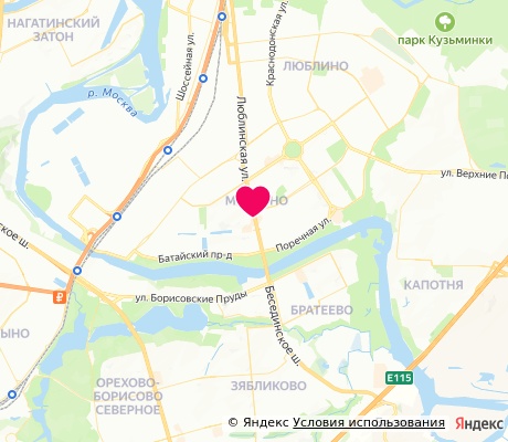 На карте