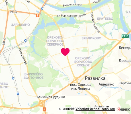 На карте