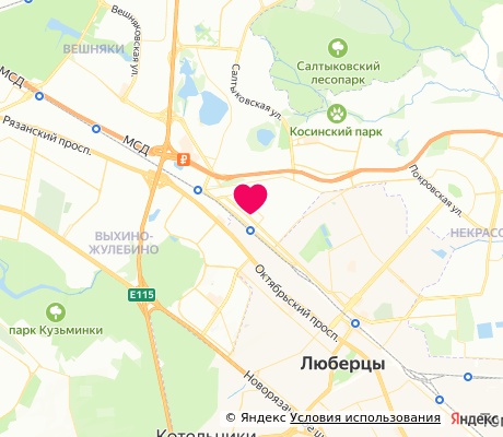 На карте