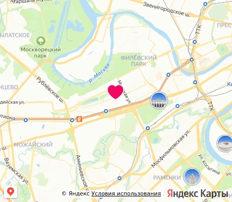 На карте