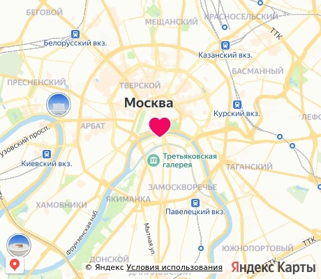 На карте