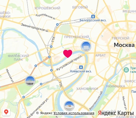 На карте