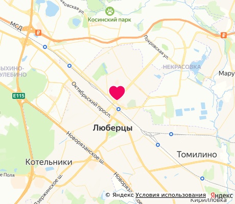 На карте
