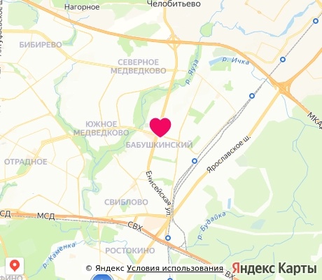 На карте